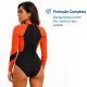 Maiô Neoprene Feminino Winder ELA 1.5mm Manga Longa Super Stretch 4 Way - Miniatura 5