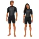Roupa de Neoprene Shorty 3mm Fun Dive Wailea — Manga Curta, Zíper nas Costas - Miniatura 1