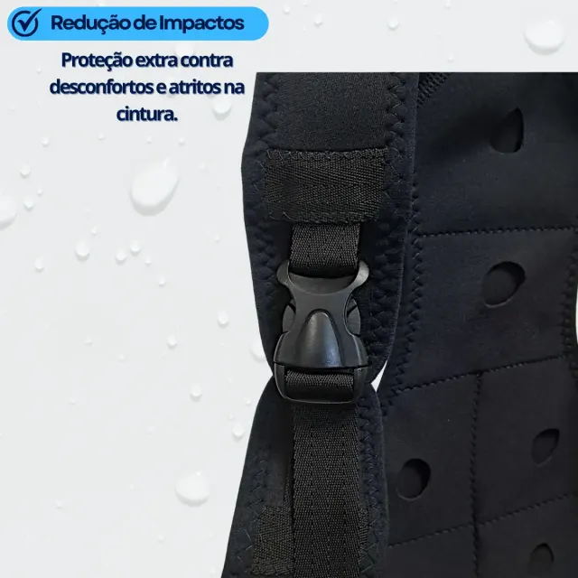 Colete de Lastro Pino em Neoprene para até 6 Lastros de 500 g - Imagem 4