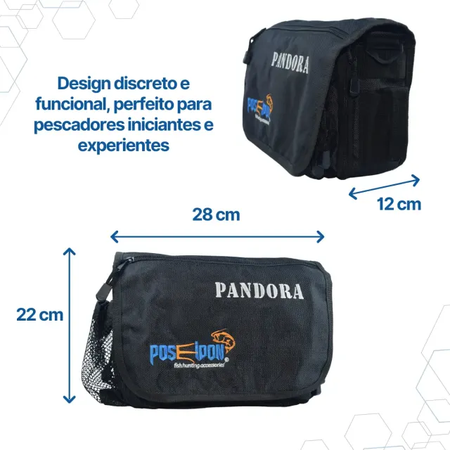 Bolsa de Pesca Pandora Poseidon · Suporte para 24 Iscas Artificiais - Imagem 6