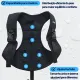 Colete de Lastro Pino em Neoprene para até 6 Lastros de 500 g - Miniatura 2