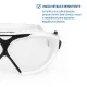 Óculos Jet Ski Winder Acqua - Máscara Náutica em Silicone Duas Lentes Preto - Miniatura 5