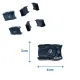 KIT BK-MW, Conjunto Presilhas plástico Máscara MW - Miniatura 5