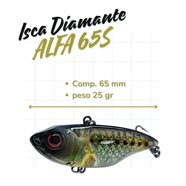 ALFA 65S, Isca de Sinking Profundade 25gr - Imagem 7