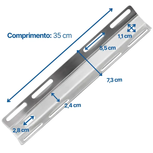 Kit Backplate Fun Dive em Aço Inox 304 com Adaptador ASA - Imagem 10