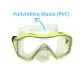 Máscara de Mergulho Fun Dive Rio Lente Única em Vidro Temperado e PVC - Miniatura 12