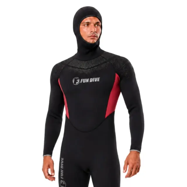 Kit Roupa de Mergulho Fun Dive Neoflex 7mm com Colete e Capuz - Imagem 9