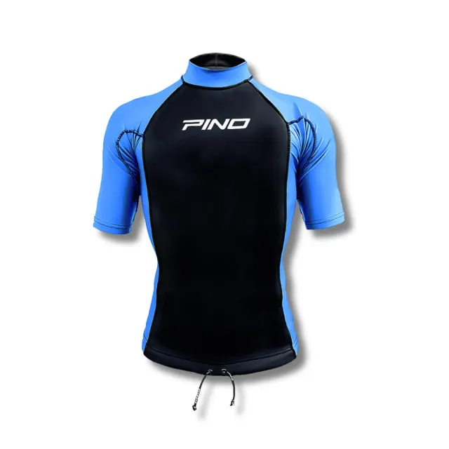 Camiseta Lycra Neoprene 2mm Pino Neo Flow UV50+ Manga Curta Masculina Surf Natação - Imagem 12