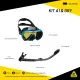 A1 + SUPERNOVA DRY, Kit Mergulho Máscara e Snorkel - Miniatura 9
