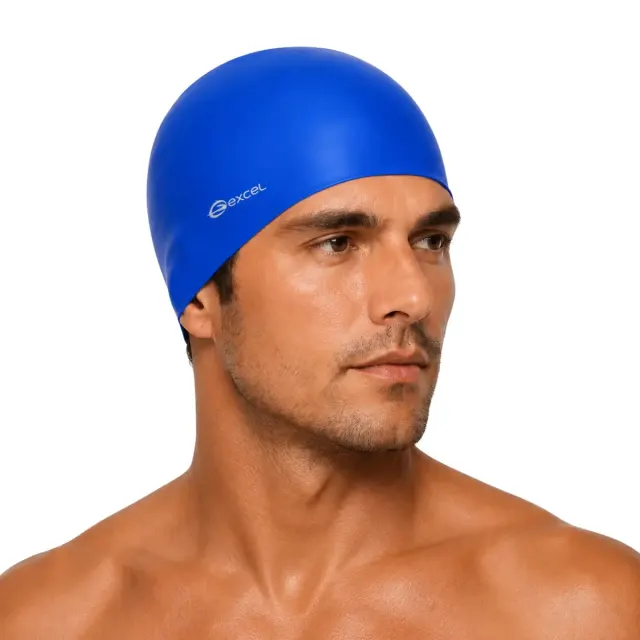 Kit Touca de Natação SC-01 com Protetor de Ouvido e Nariz Excel | Silicone para Piscina - Imagem 12