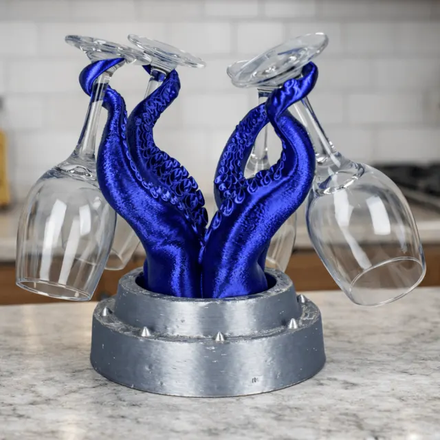 PORTA-TAÇAS 3D, Tentáculo kraken - Imagem 12
