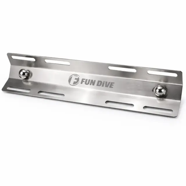 Kit Backplate Fun Dive em Aço Inox 304 com Adaptador ASA - Imagem 6