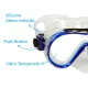 Kit Máscara Fox + Snorkel SK-09 Fun Dive em Silicone para Mergulho, Snorkeling e Apneia - Miniatura 3