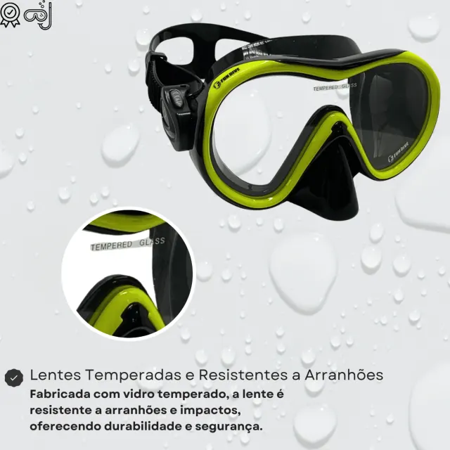 FOX SK-05 ECO, Kit Máscara lente única com Snorkel - Imagem 4