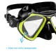 MX-02, Máscara em silicone 2 lentes vidros temperados - Miniatura 4