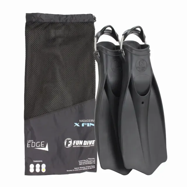Nadadeira de Mergulho Fun Dive X-Fin · Borracha com Tira de Mola Integrada - Imagem 5