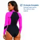 Maiô Neoprene Feminino Winder ELA 1.5mm Manga Longa Super Stretch 4 Way - Miniatura 14