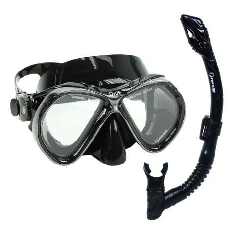 KIT ONIX SK-10 DRY, Máscara Snorkel Dupla Válvula