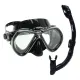 Kit Máscara Fun Dive Onix com Snorkel SK-10 Dry e Dupla Válvula - Miniatura 1