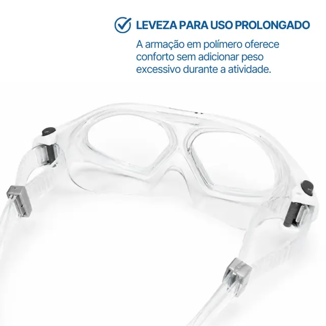 Óculos Jet Ski Winder Acqua - Máscara Náutica em Silicone Duas Lentes Preto - Imagem 6