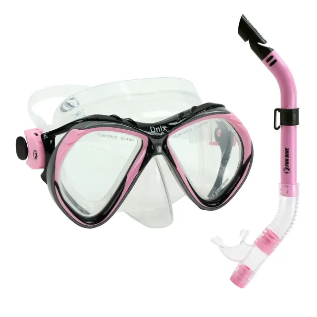 Kit Máscara Onix + Snorkel SK-09 Fun Dive em Silicone para Mergulho, Snorkeling e Pesca Submarina - Imagem 37