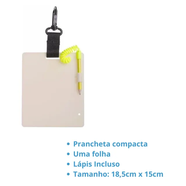 Prancheta 1 Folhas com lápis - Imagem 2