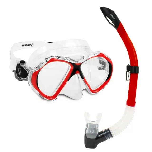 KIT MX-02 SK-07, Máscara Snorkel Mergulho - Imagem 7