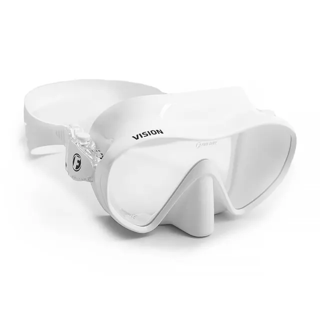 Máscara de Mergulho Vision Fun Dive Frameless com Vidro Temperado e Silicone Silsoft - Imagem 2