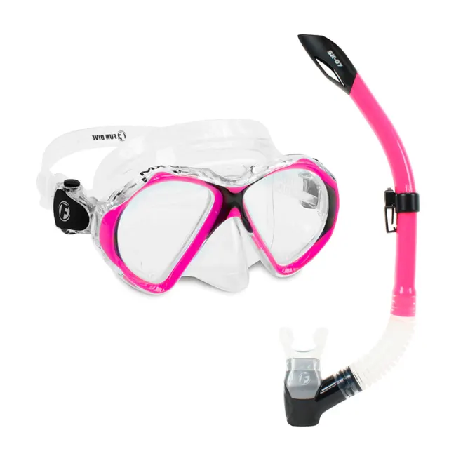 KIT MX-02 SK-07, Máscara Snorkel Mergulho - Imagem 9