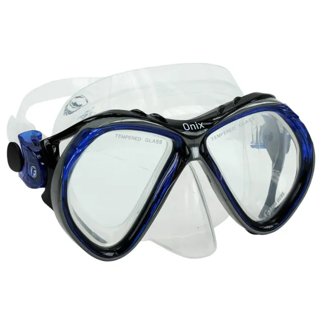 Máscara de Mergulho Onix Fun Dive em Silicone com Lentes de Vidro Temperado - Imagem 13