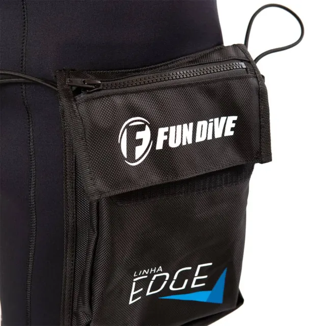 Bermuda de Neoprene 3mm Fun Dive Short-Tek · Mergulho Técnico com Bolsos e D-ring - Imagem 5