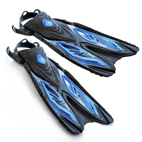 Nadadeira Fun Dive Tropic Pé Aberto para Mergulho, Snorkeling e Esportes Aquáticos