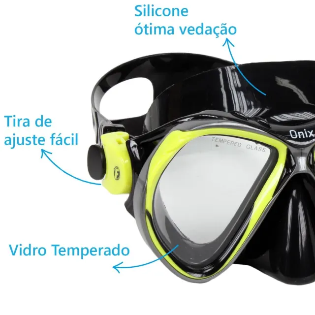 Kit Completo de Mergulho com Máscara, Snorkel, Mochila e Capinha Estanque - Imagem 3