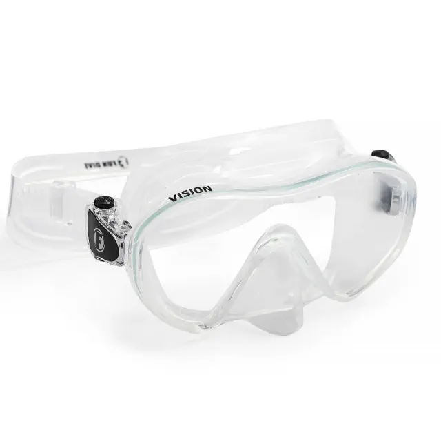 Máscara de Mergulho Vision Fun Dive Frameless com Vidro Temperado e Silicone Silsoft - Imagem 3