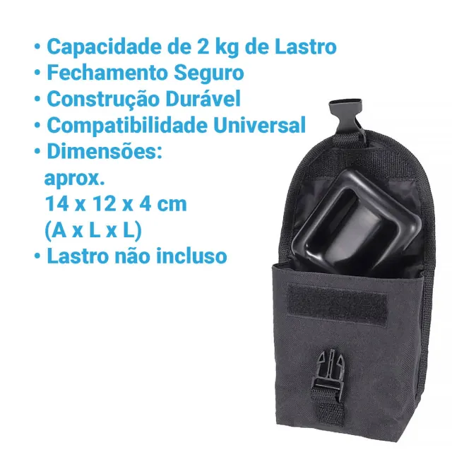 BOLSO COLETE, para Lastro (unit) 2kg c/ engate rápido - Imagem 4