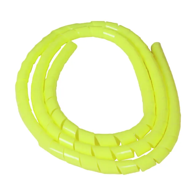 M-01, Protetor espiral para mangueira 1mt amarelo - Imagem 2