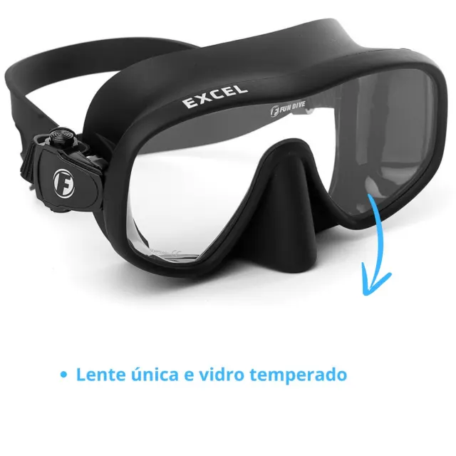 EXCEL, Máscara de mergulho - Imagem 7