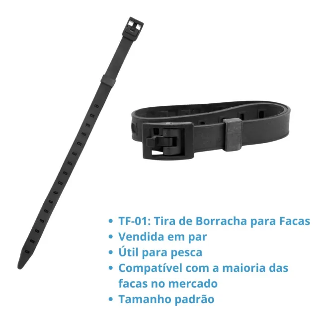 TF-01, Tira de borracha para facas (par) - Imagem 2