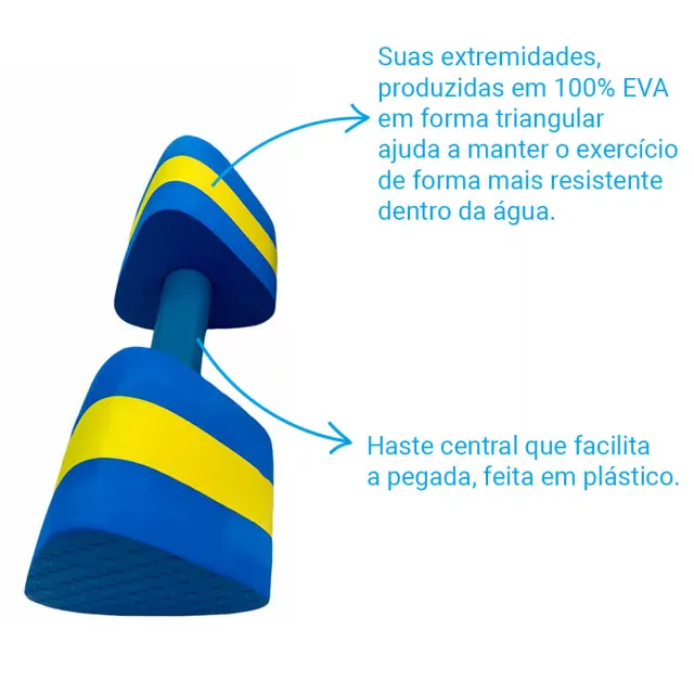 Kit Cressi Hidroginástica e Natação | Caneleira Kick Power + Halter Strong - Imagem 3