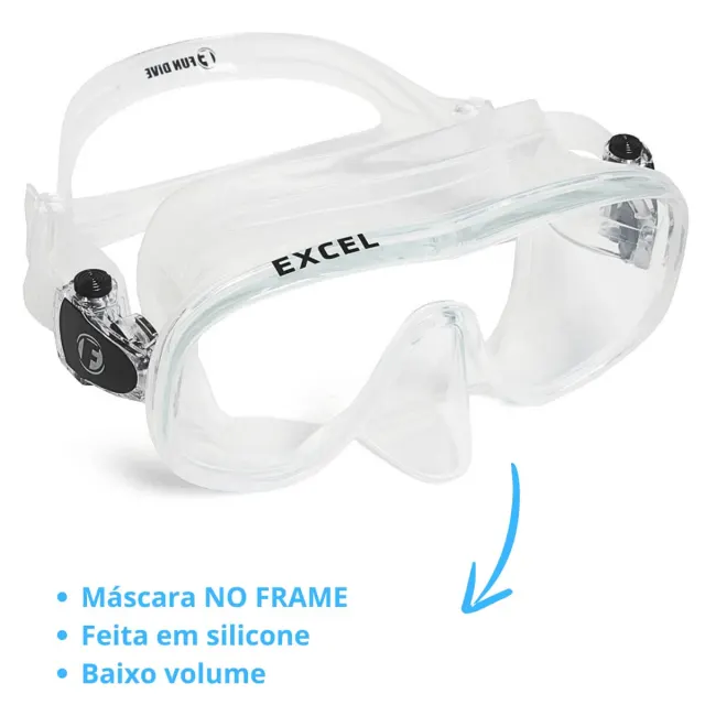 EXCEL, Máscara de mergulho - Imagem 10