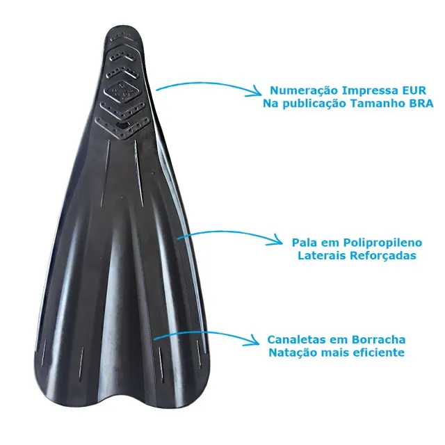 Nadadeira Pé Fechado Fun Dive Speed · Pala em Polipropileno para Apneia e Pesca Sub - Imagem 3