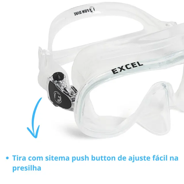 EXCEL, Máscara de mergulho - Imagem 12