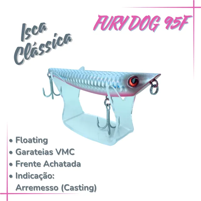 FURY DOG 95F, Isca Artificial Floating 10g - Imagem 3
