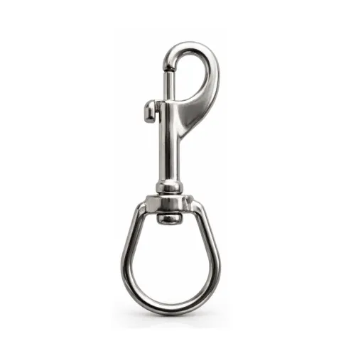 Mosquetão SS-100G Fun Dive Inox 100 mm com Olhal de 3 cm e Giro