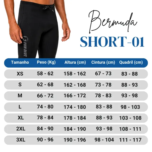 Bermuda de Neoprene 2mm Fun Dive · Surf, Pesca Sub, Caiaque e Mergulho - Imagem 8