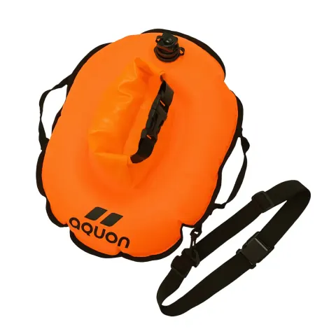 Boia de Natação Donut Aquon 10L · Dry Bag 4L com Acesso Durante o Nado