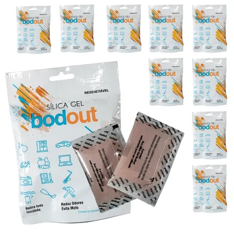 KIT 10 BODOUT, Desumidificador antimofo silica gel
