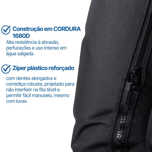 Kit Colete Asa 50 lbs Fun Dive - Backplate em Aço, Harness e Wing para Mergulho Técnico - Imagem 7