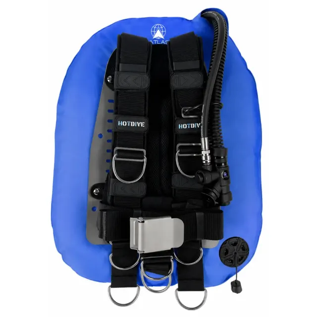 Asa Atlas Guardian 32 lb com Backplate e 8 D-Rings Inox - Imagem 2