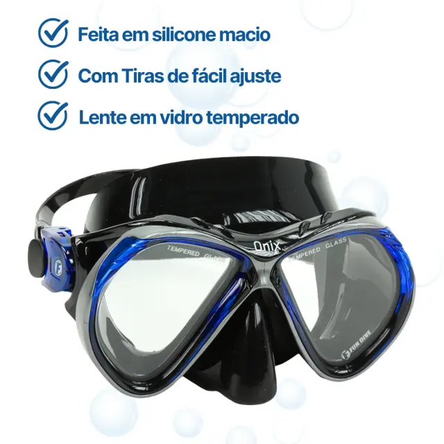 Kit Máscara Fun Dive Onix com Snorkel SK-05 ECO para Mergulho e Apneia - Imagem 8